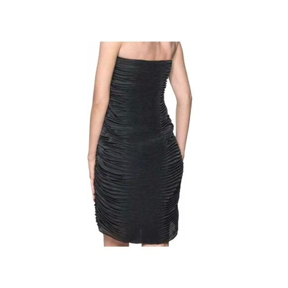 NWT Sz 4 Diane Von Furstenberg FERMINA Black Strapless Bodycon Dress - Picture 4 of 9